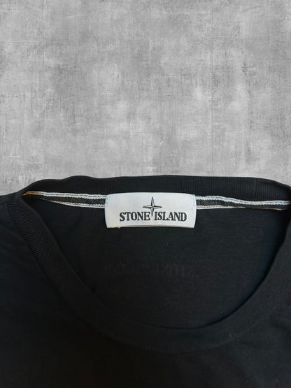Stone Island T-Shirt Schwarz Weiß M