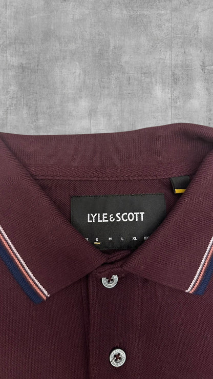 Lyle & Scott Polo Shirt Weinrot S