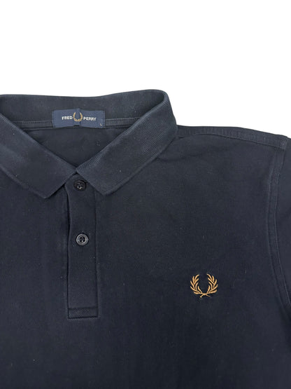 Fred Perry Polo Shirt Schwarz L