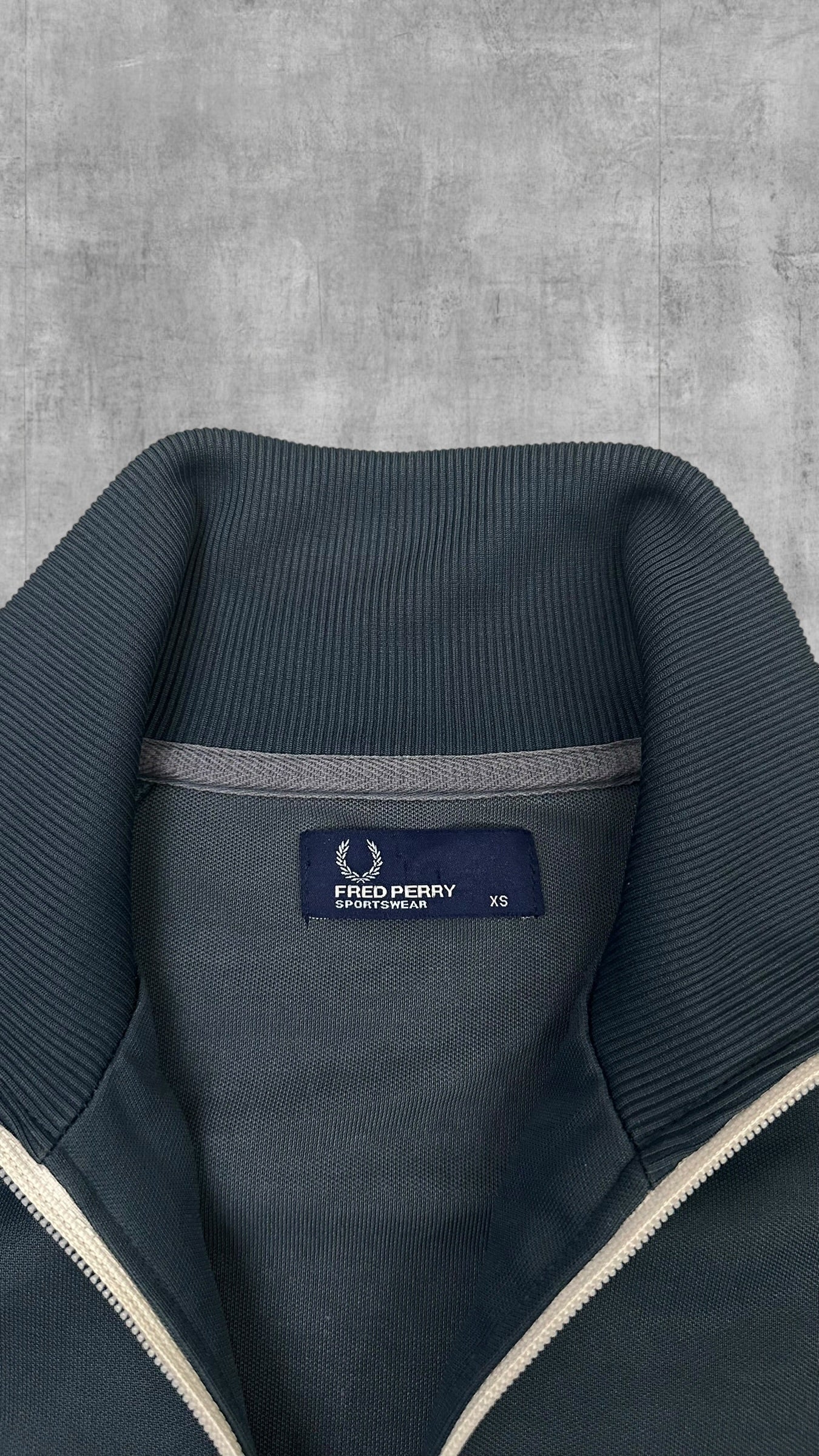 Fred Perry Trainingsjacke Dunkelgrau XS