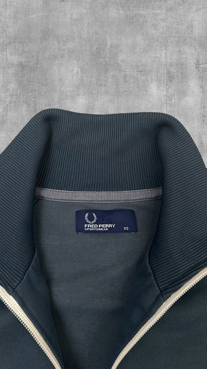 Fred Perry Trainingsjacke Dunkelgrau XS