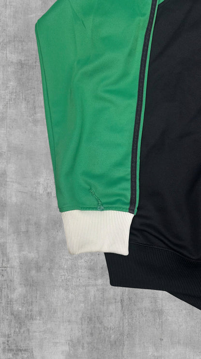 Fred Perry Trainingsjacke Taped Schwarz Grün Weiß M