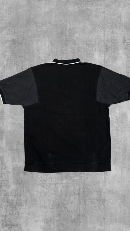 Fred Perry Vintage Polo Shirt Schwarz Weiß L