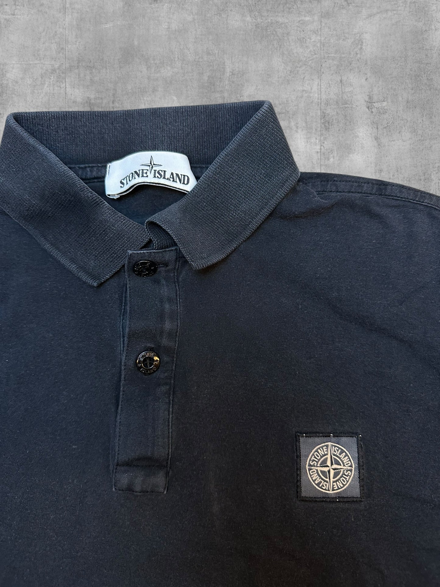 Stone Island Polo Shirt Navy Blau M