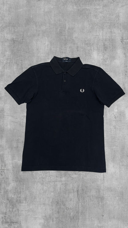Fred Perry Polo Shirt Schwarz S Slim Fit