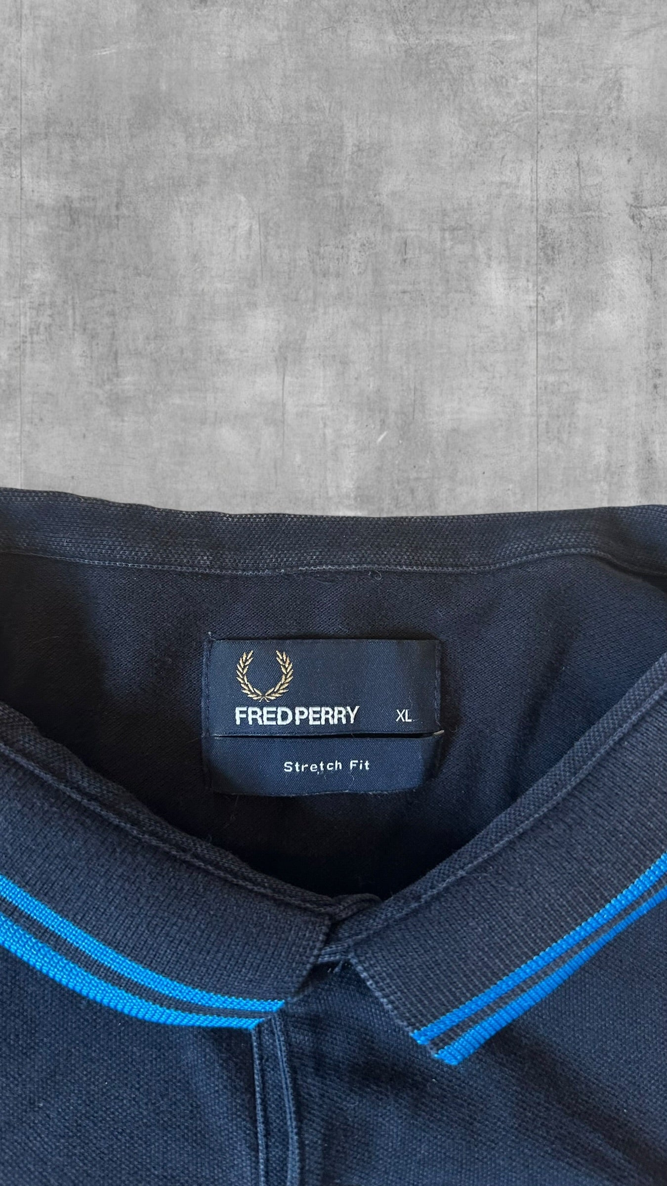 Fred Perry Polo Shirt Navy Blau XL