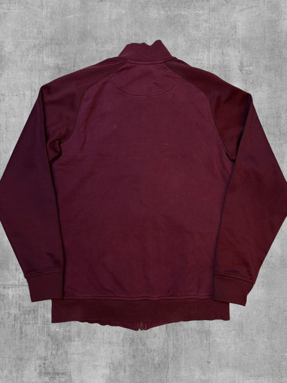 Lyle & Scott Zip Jacke Weinrot M
