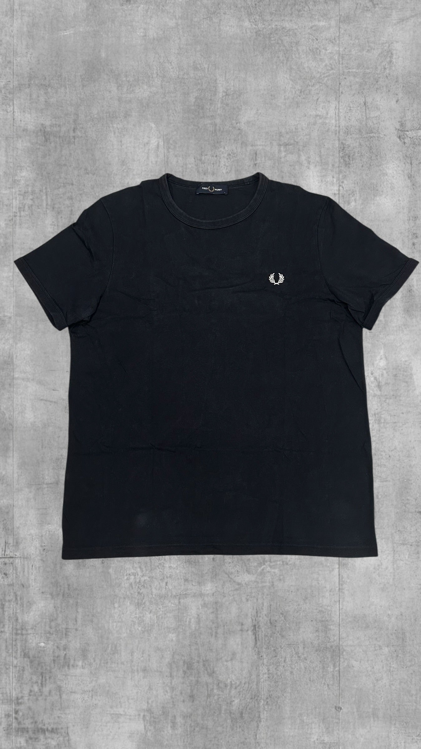 Fred Perry T-shirt Schwarz L