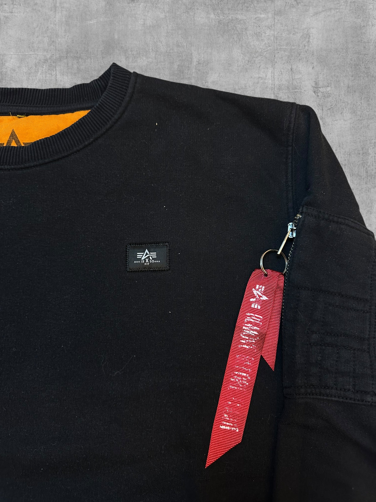 Alpha Industries Sweatshirt Schwarz M