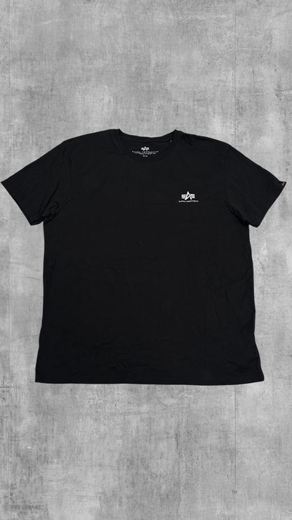 Alpha Industries T-Shirt Schwarz Backprint XXL