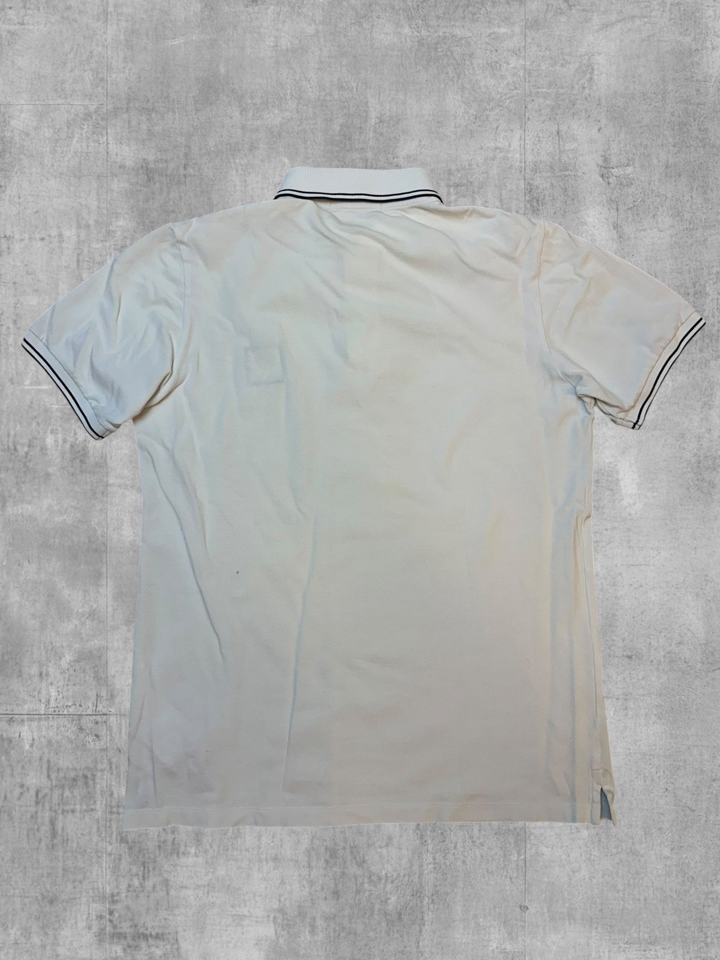 Stone Island Polo Shirt Weiß XS