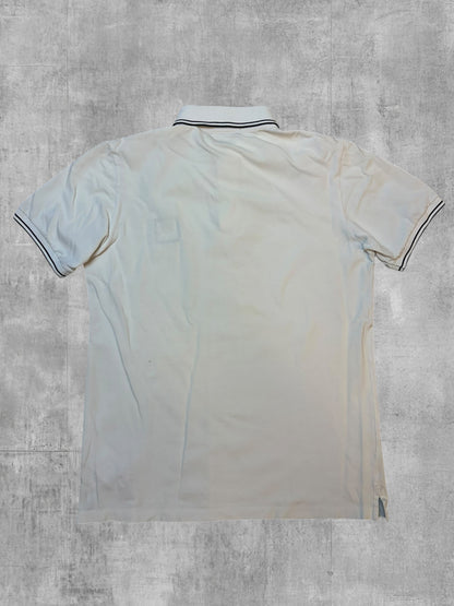 Stone Island Polo Shirt Weiß XS