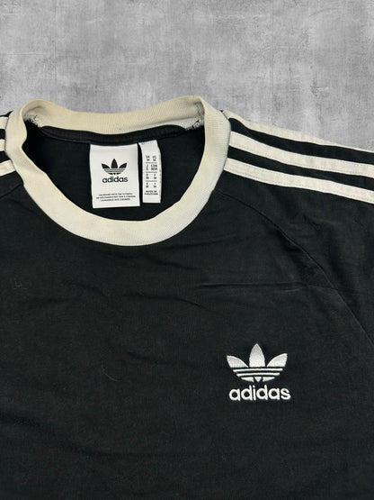 Adidas T-shirt Schwarz Weiß M
