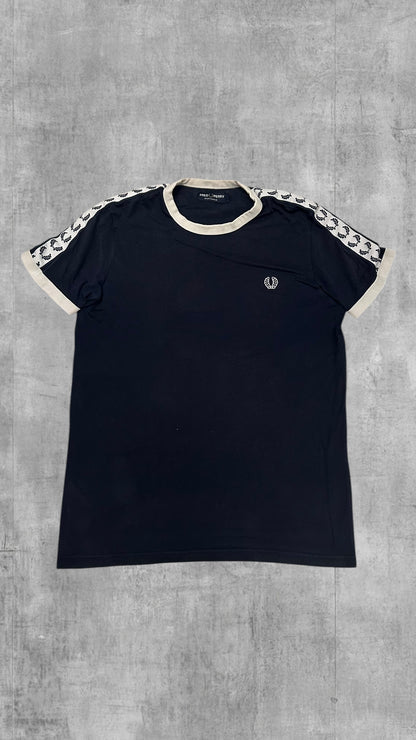 Fred Perry Vintage T-Shirt Taped Navy Blau S