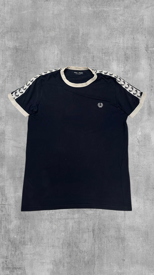 Fred Perry Vintage T-Shirt Taped Navy Blau S