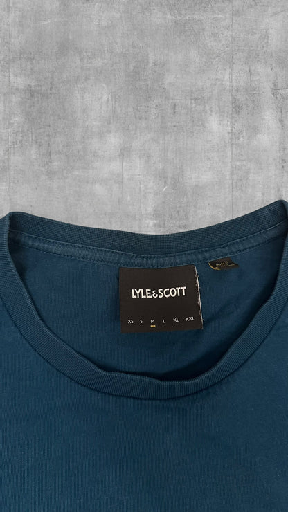Lyle & Scott T-shirt Türkis Blau M