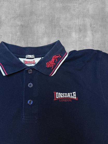 Lonsdale London Polo Shirt Navy Blau L