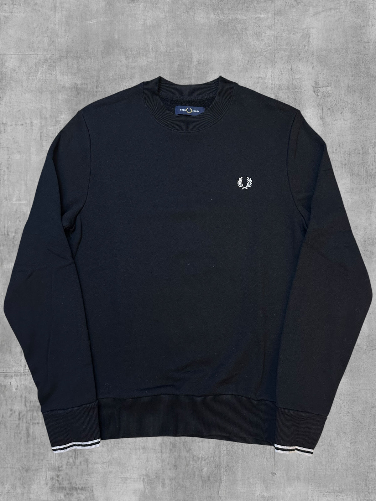 Fred Perry Sweatshirt Schwarz S