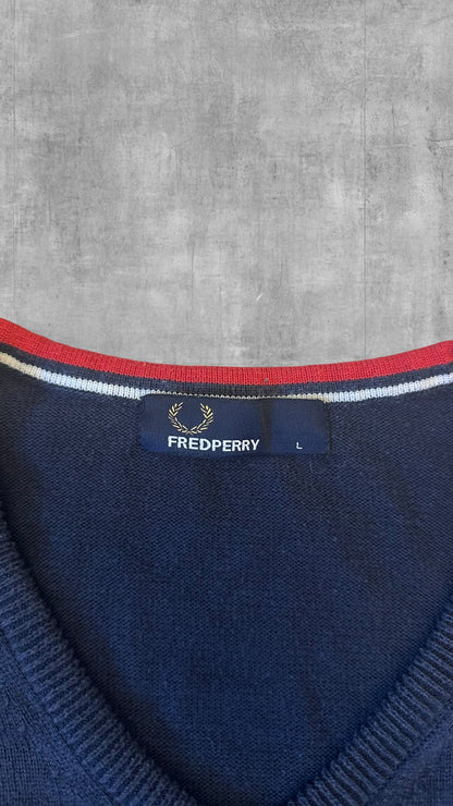 Fred Perry Sweatshirt Navy Blau L