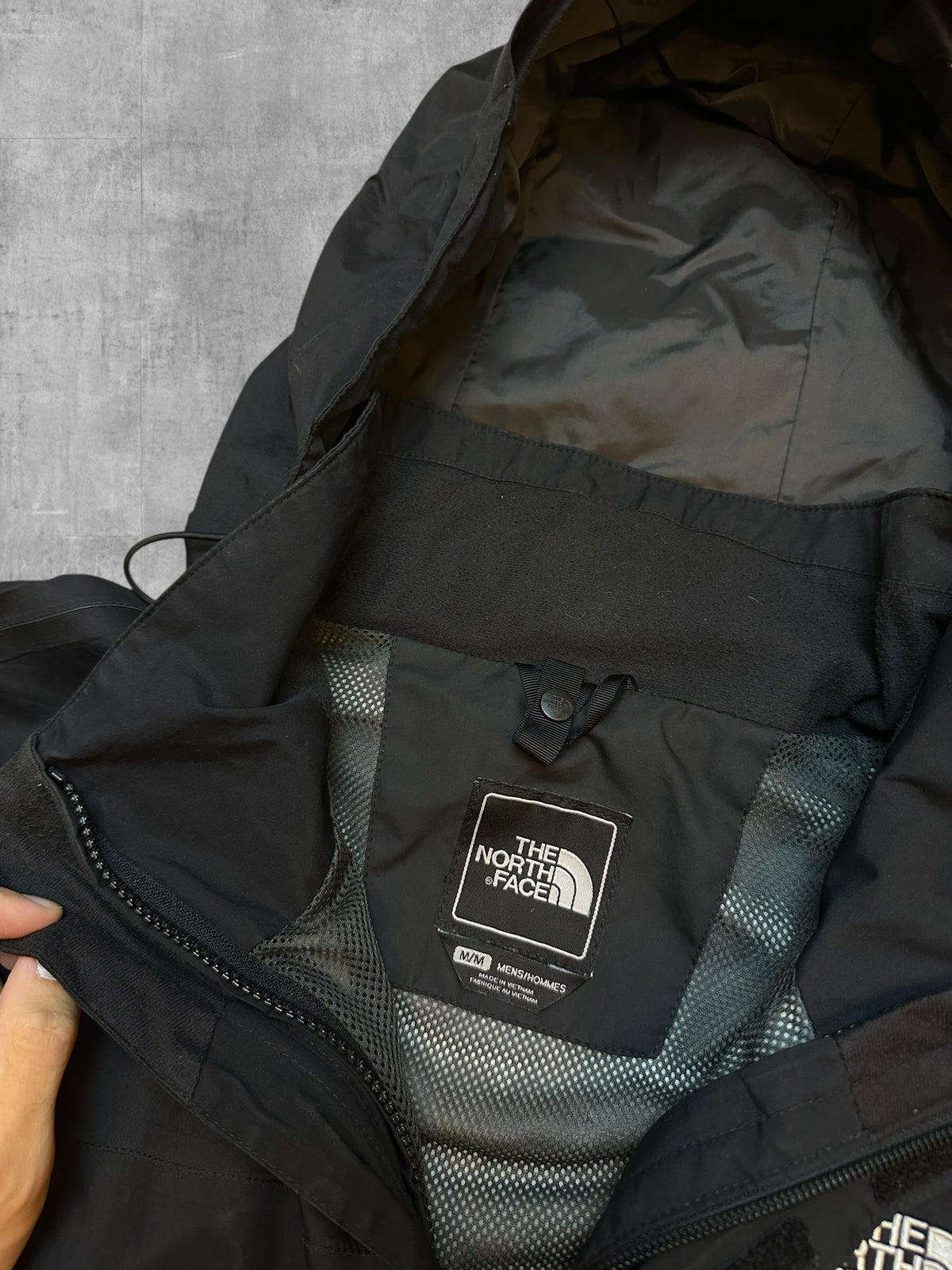The North Face Regenjacke Schwarz M