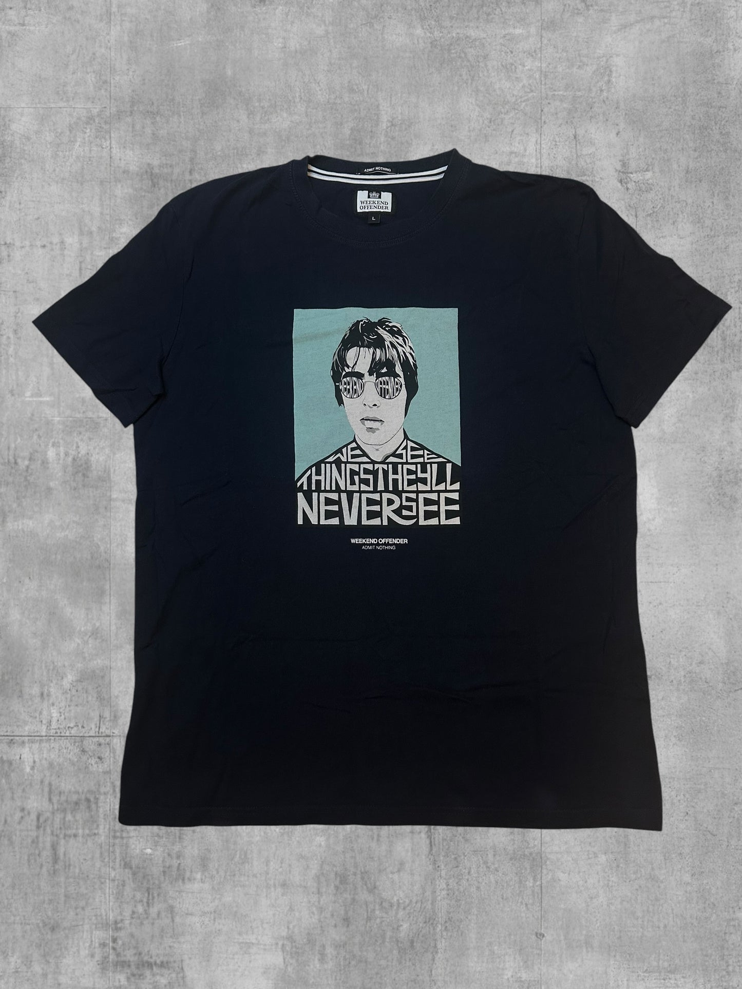 Weekend Offender T-shirt Schwarzblau L