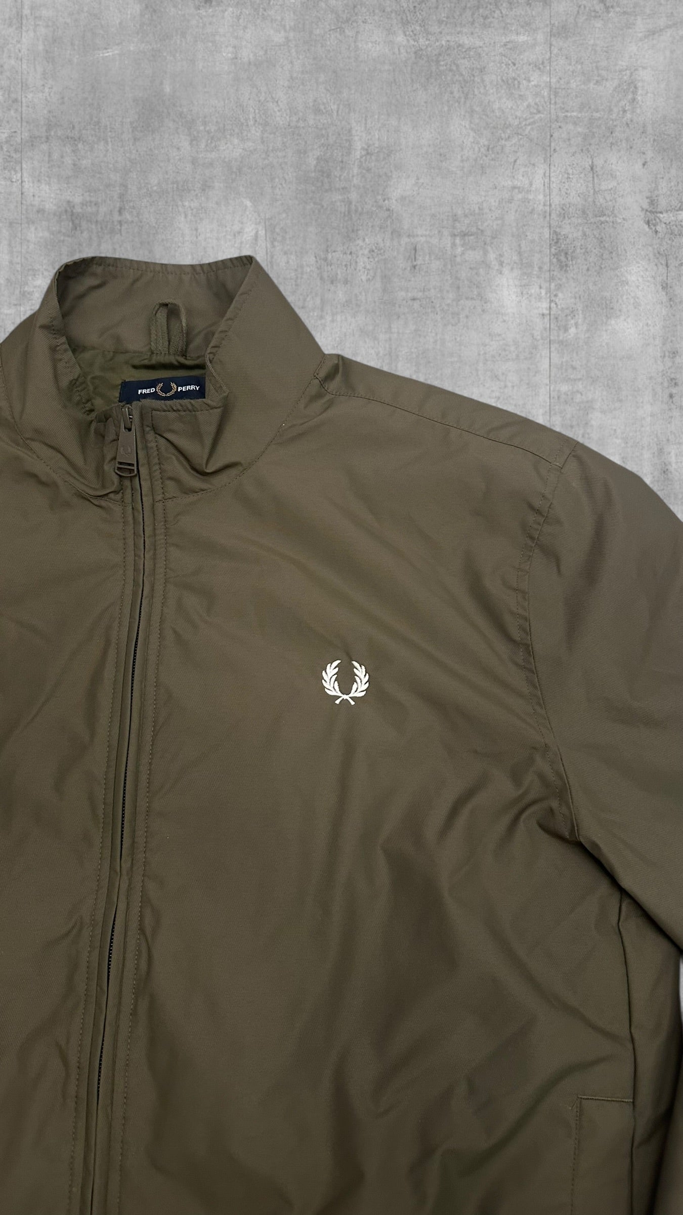 Fred Perry Regenjacke Bomberjacke Khaki L