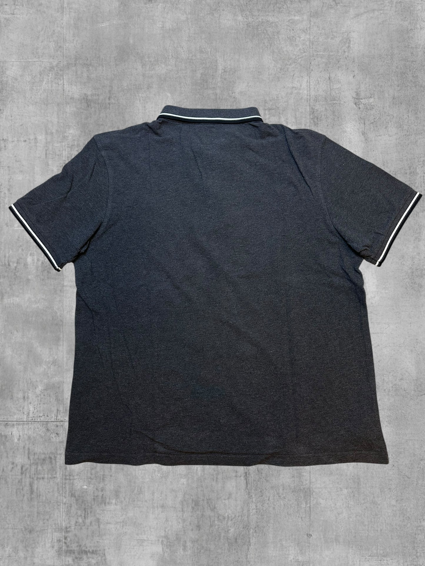 Fred Perry Polo Shirt Grau Schwarz Weiß XXL