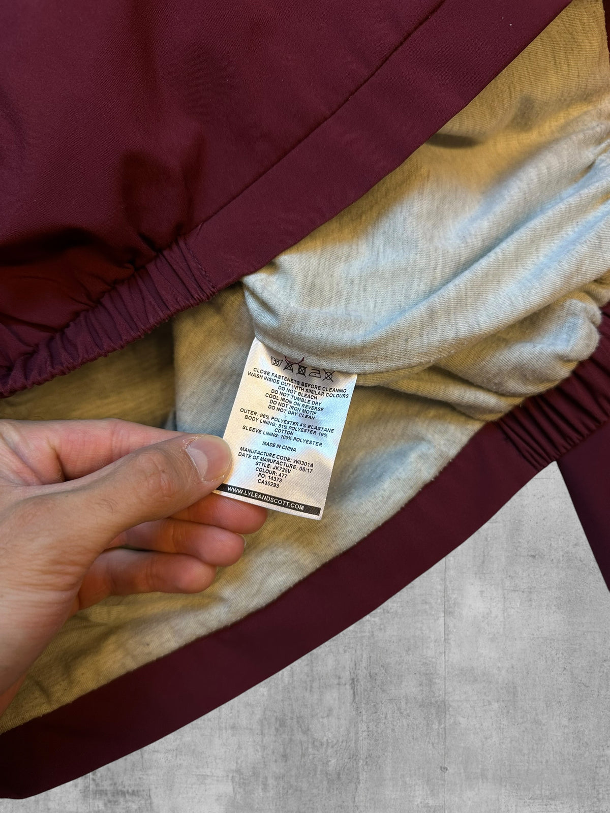 Lyle & Scott Regenjacke Übergangsjacke Weinrot L