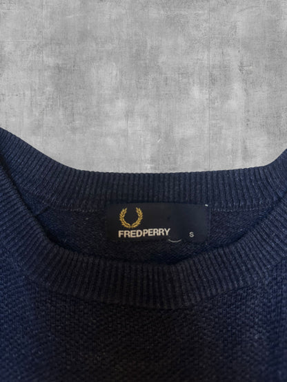 Fred Perry Sweatshirt Navy Blau S