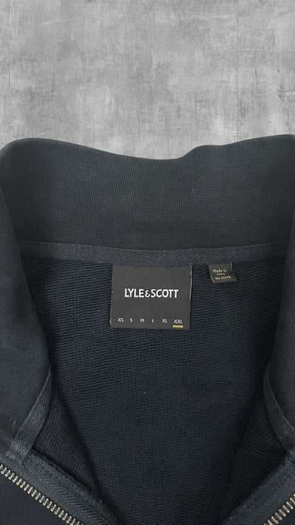 Lyle & Scott Half Zip Pullover Schwarz XXL