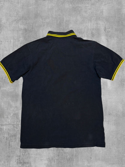 Fred Perry Polo Shirt Schwarz Gelb S