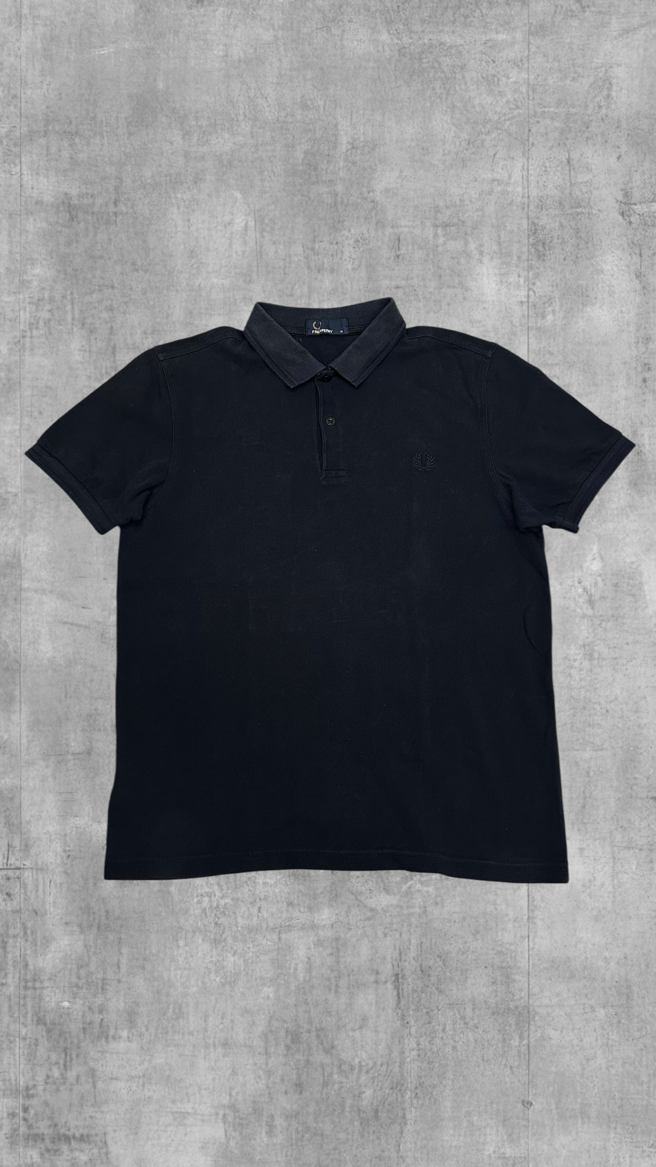 Fred Perry Polo Shirt Navy Blau Schwarz M