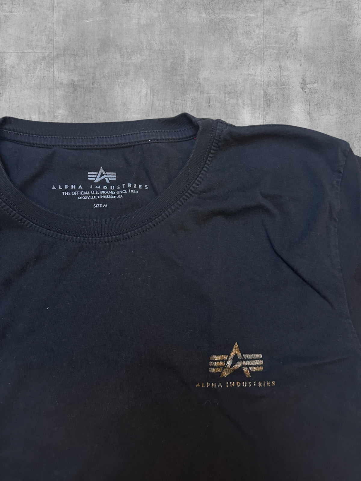 Alpha Industries T-Shirt Schwarz M