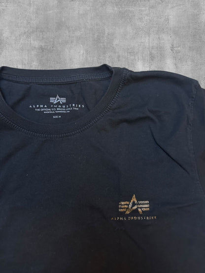 Alpha Industries T-Shirt Schwarz M