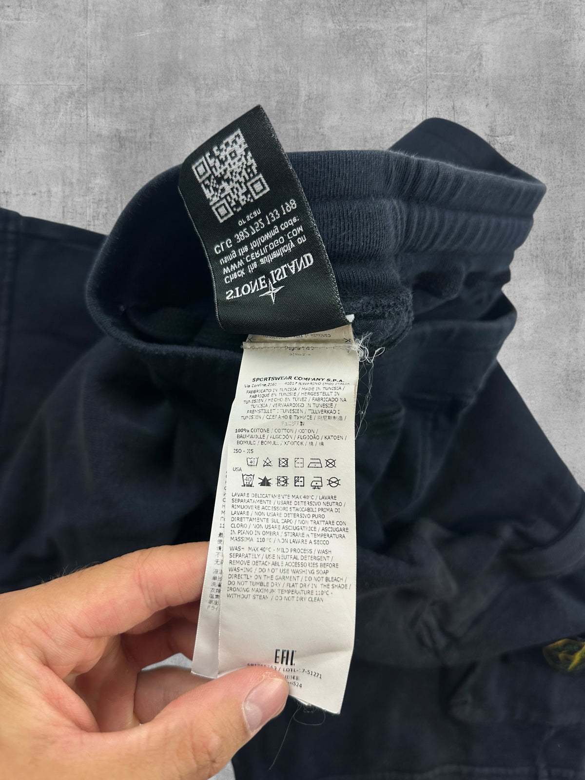 Stone Island Shorts kurze Hose Schwarzblau S