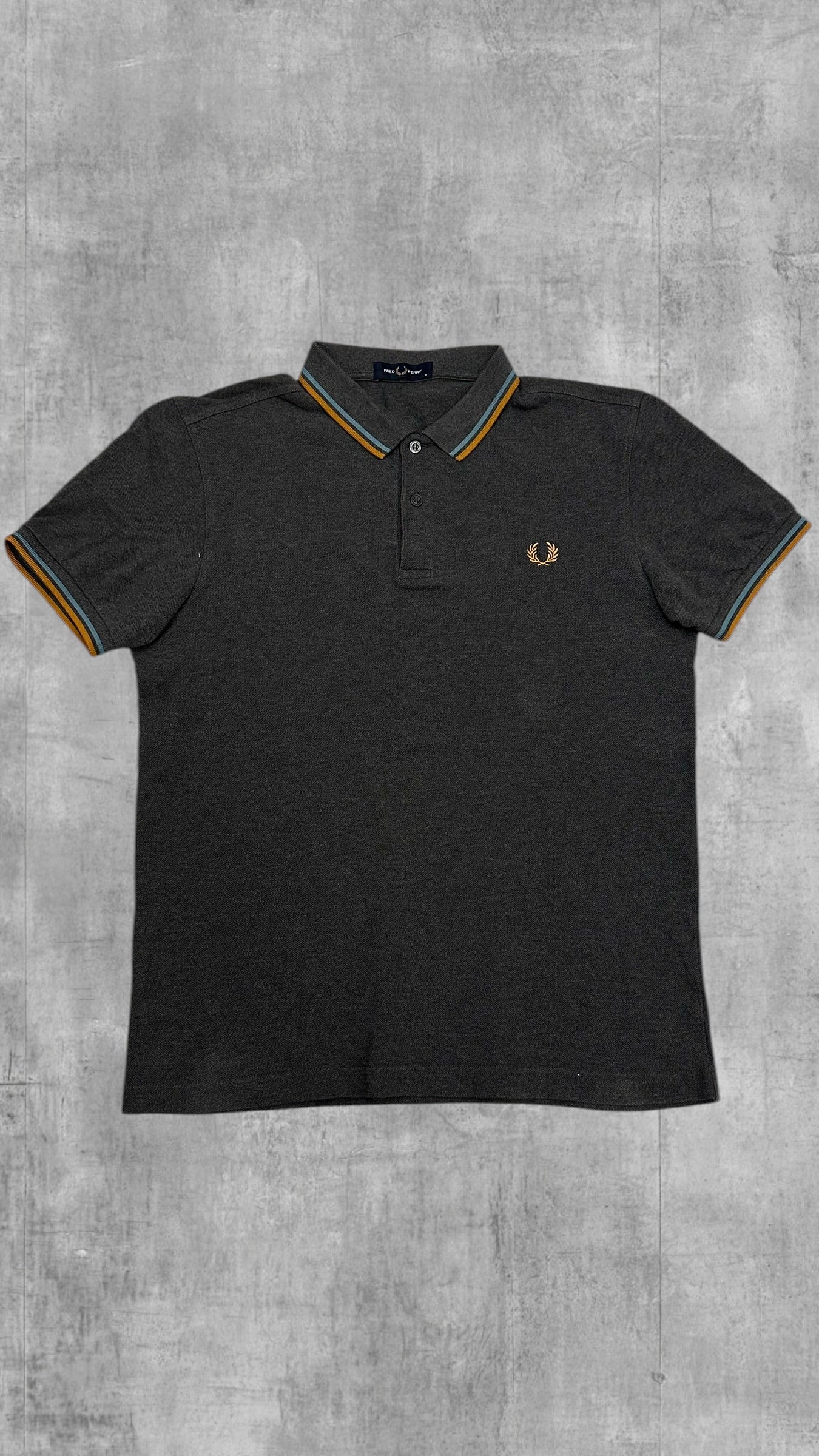 Fred Perry Polo Shirt Grau M