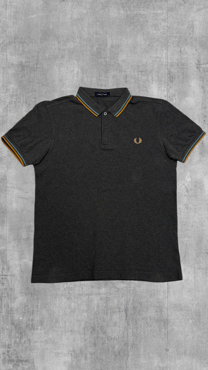 Fred Perry Polo Shirt Grau M
