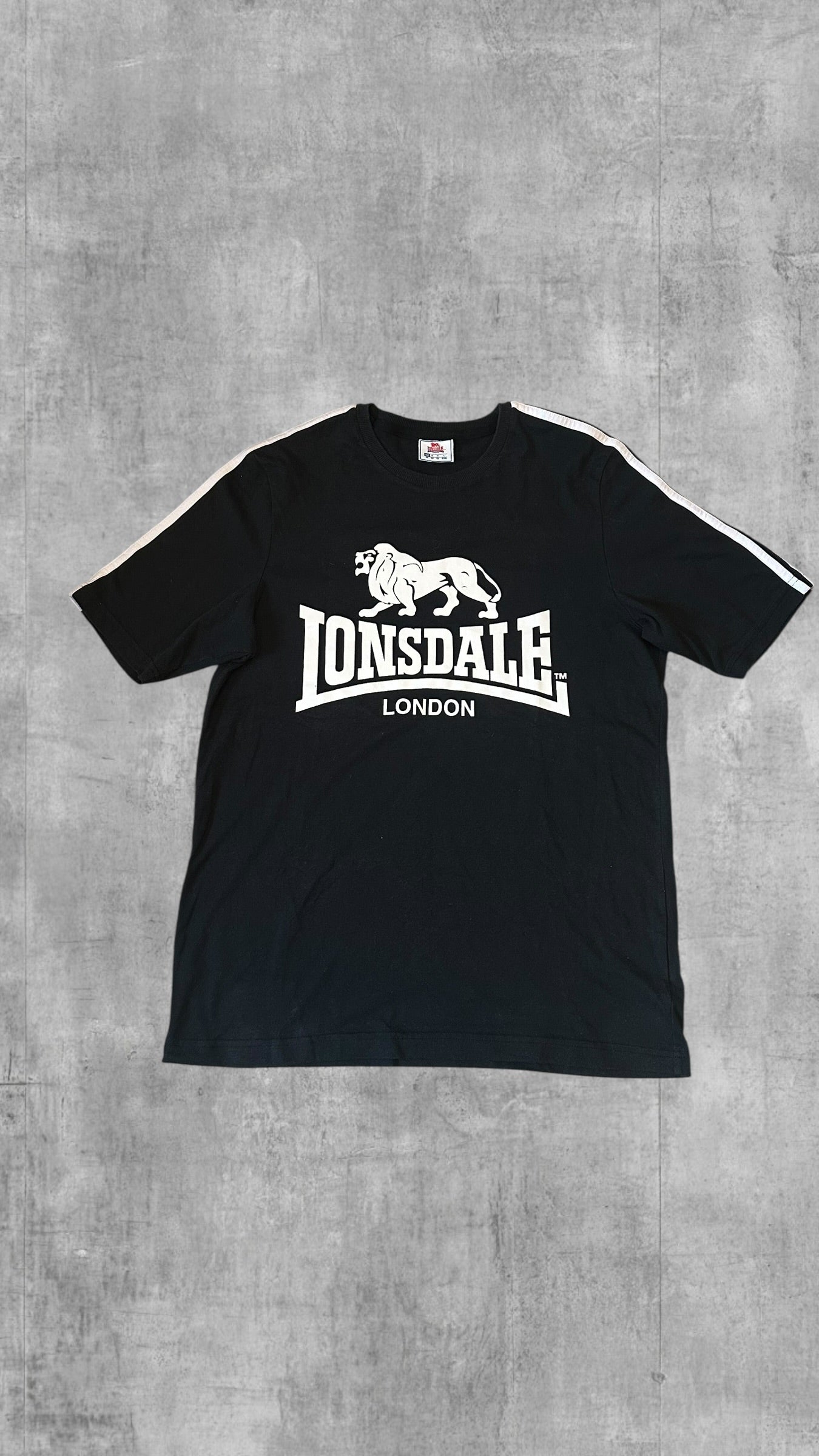 Lonsdale London T-Shirt schwarz Weiß M
