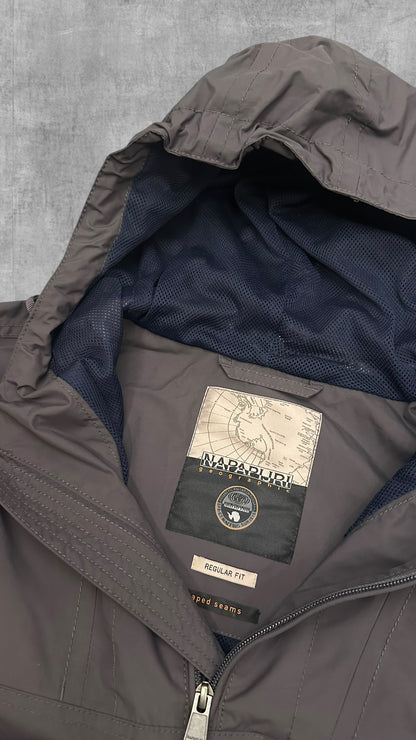 Napapijri Windbreaker Regenjacke Dunkelgrau M