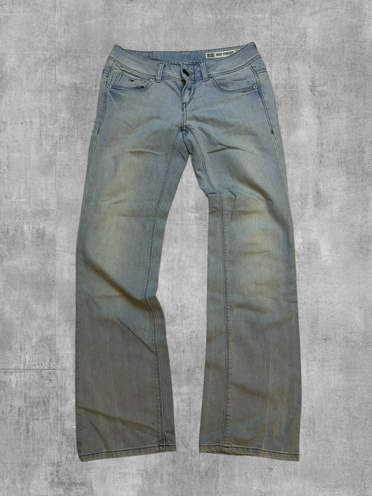 Tommy Hilfiger Jeans Straight Fit Azzurro W26 L30 S