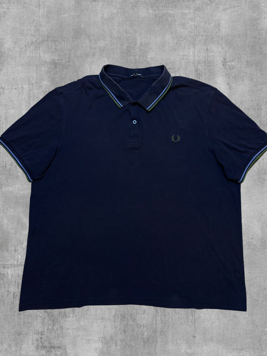 Fred Perry Polo Blu navy Khaki 3XL