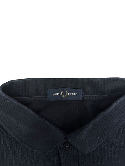 Fred Perry Polo Shirt Schwarz L