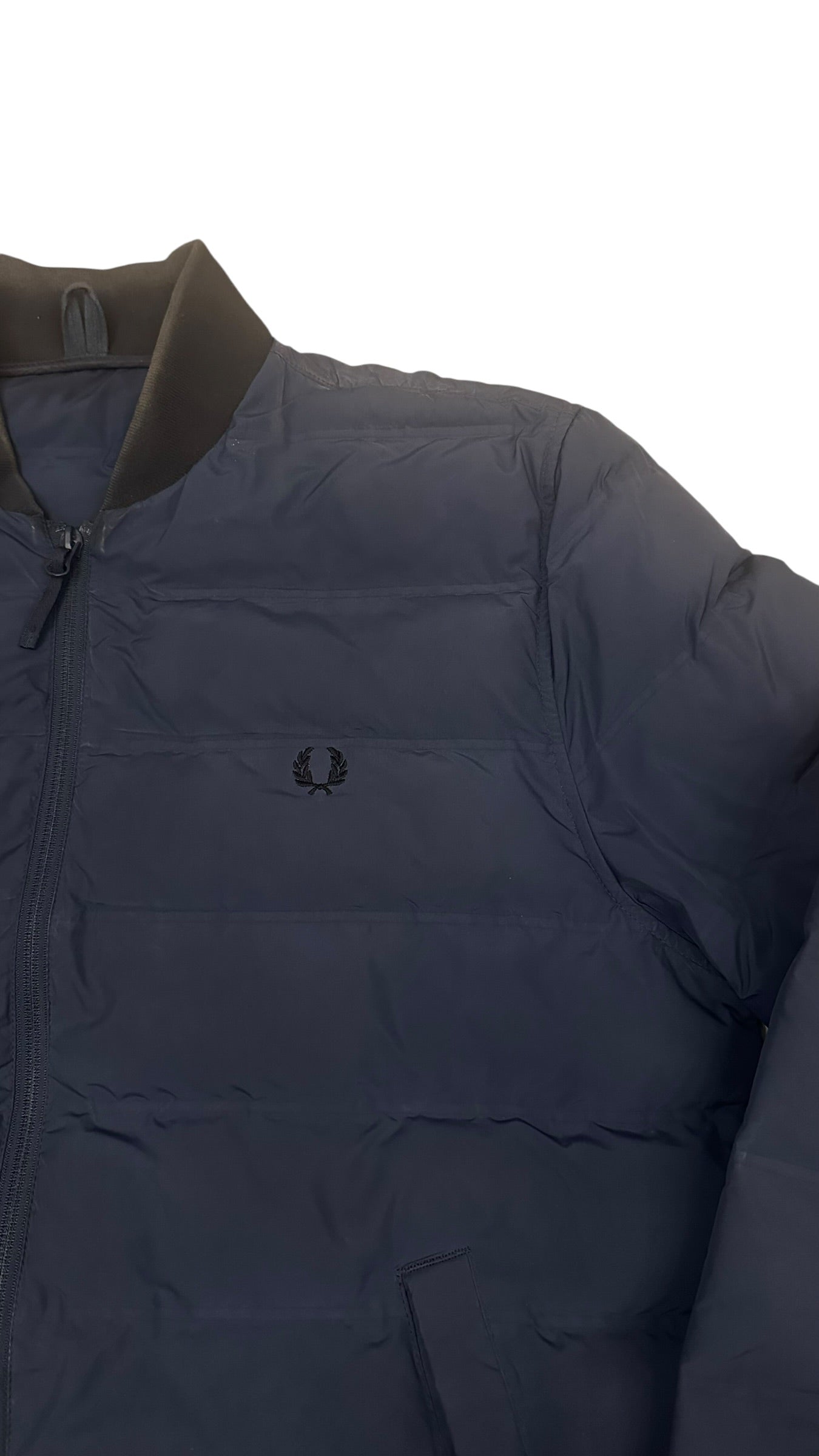 Fred Perry Übergangsjacke Steppjacke Navy Blau L