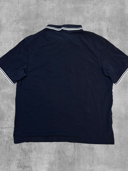 Fred Perry Polo Shirt Schwarz Weiß L
