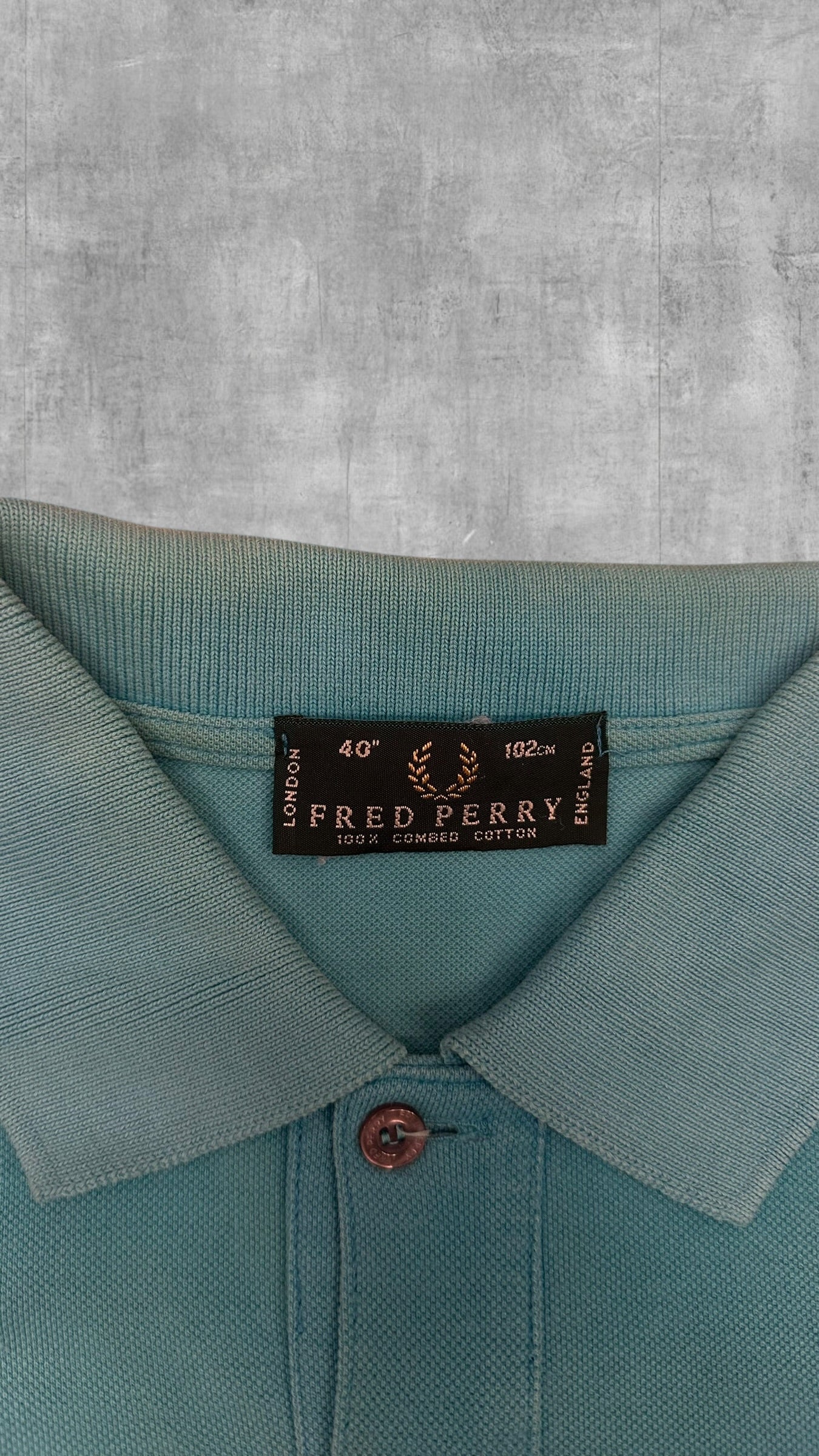 Fred Perry Polo Shirt Türkis M