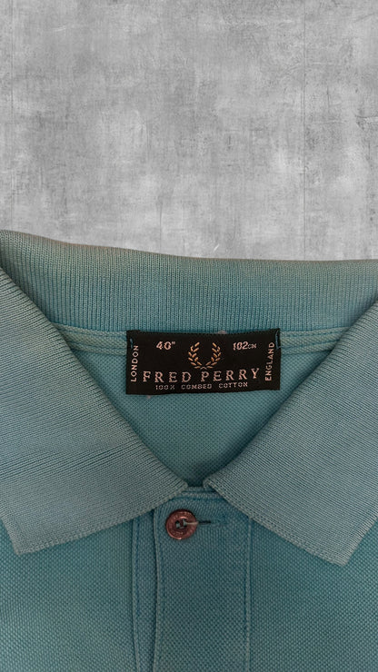 Fred Perry Polo Shirt Türkis M