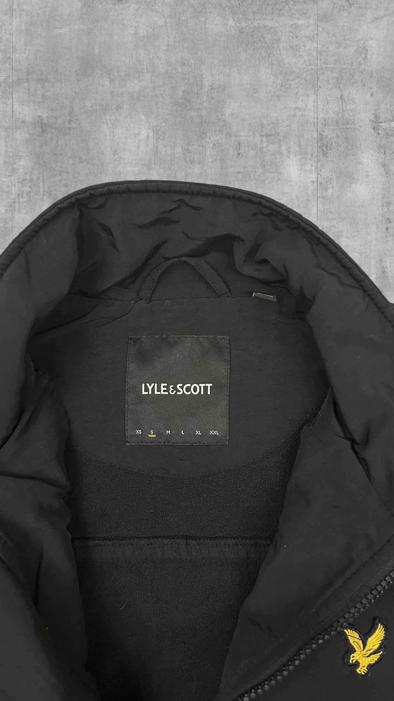 Lyle & Scott Softshelljacke Regenjacke Schwarz S