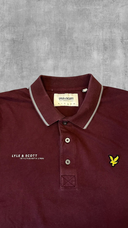 Lyle & Scott Polo Shirt Weinrot L