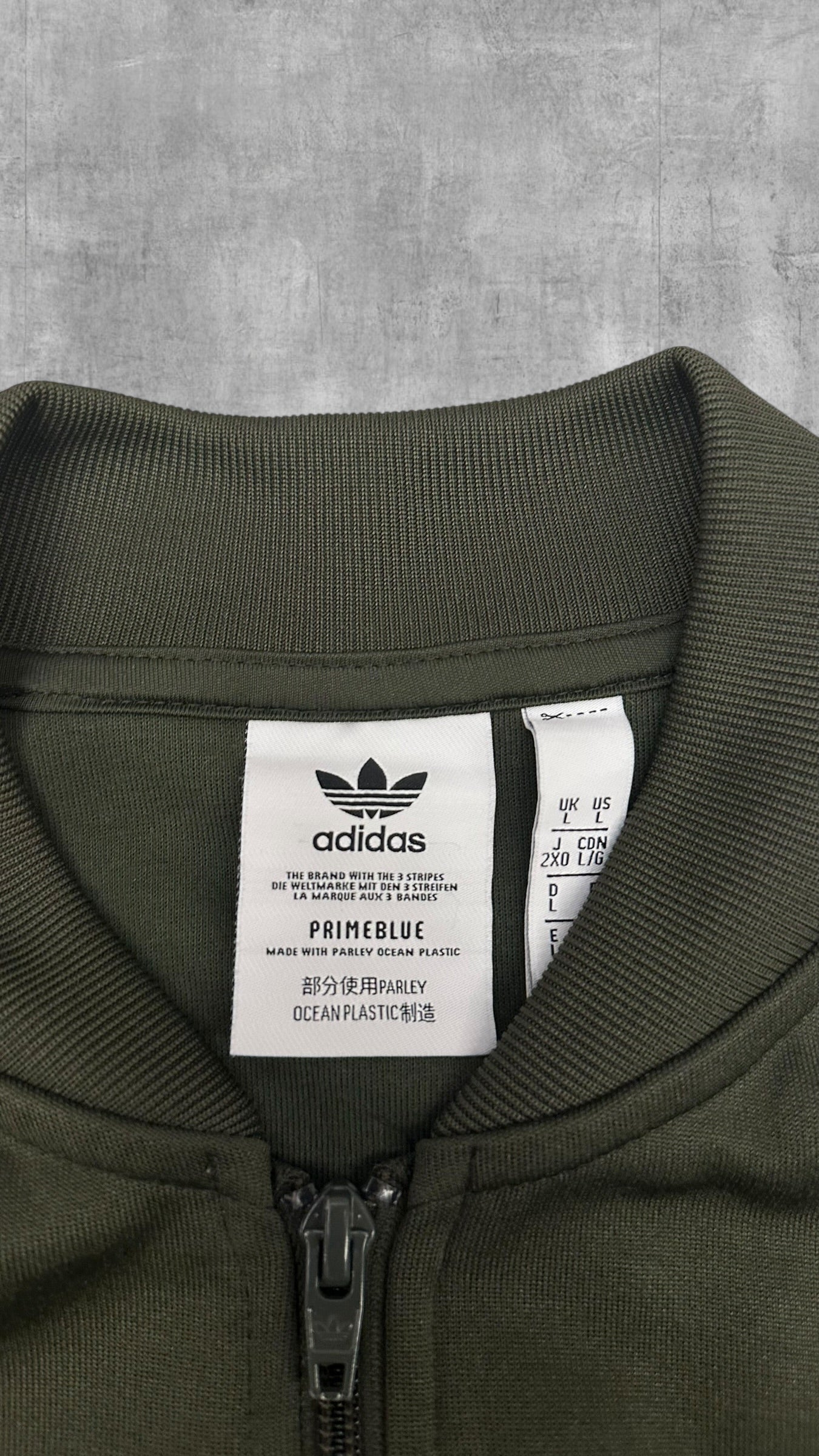 Adidas Firebird Trainingsjacke Vintage Dunkelgrün L