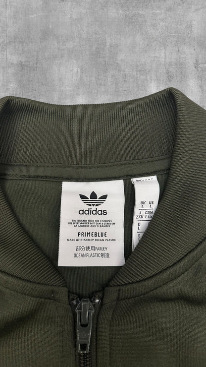 Adidas Firebird Trainingsjacke Vintage Dunkelgrün L